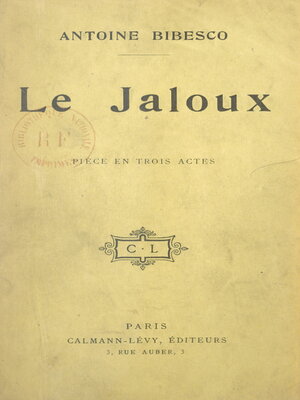 cover image of Le jaloux